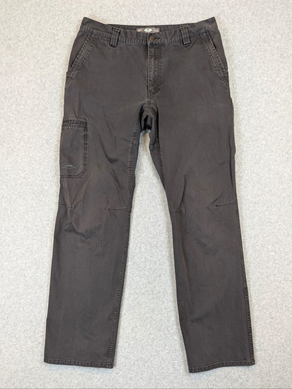 Arborwear Willow Flex Pants Fits Men's 34X33 Gray Canvas (Tag 36X36) Carpenter